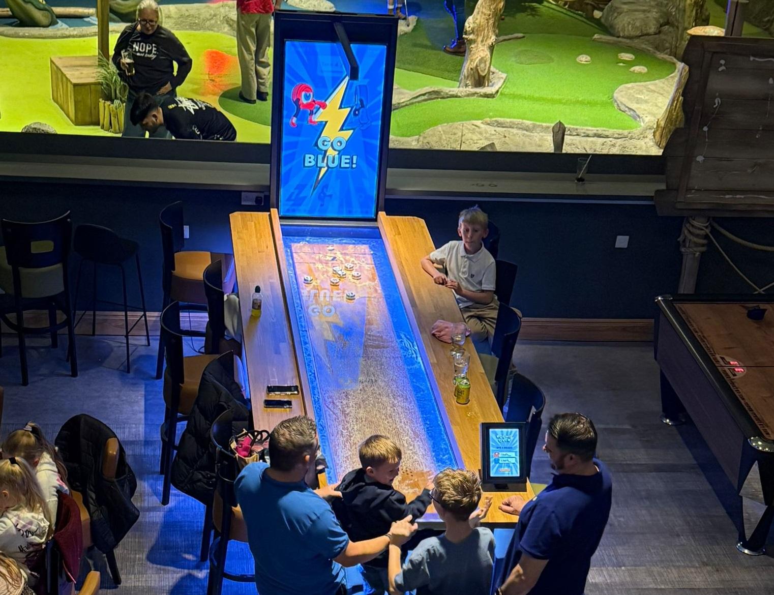 People enjoying the games at ReBel Social