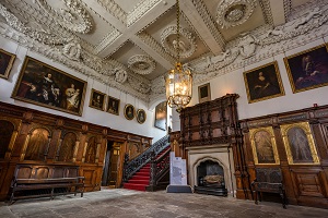 Great Hall inside Astley Hall