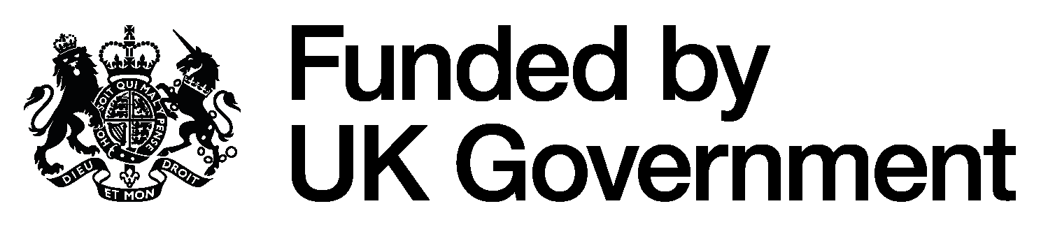 Funded by the UK Government logo