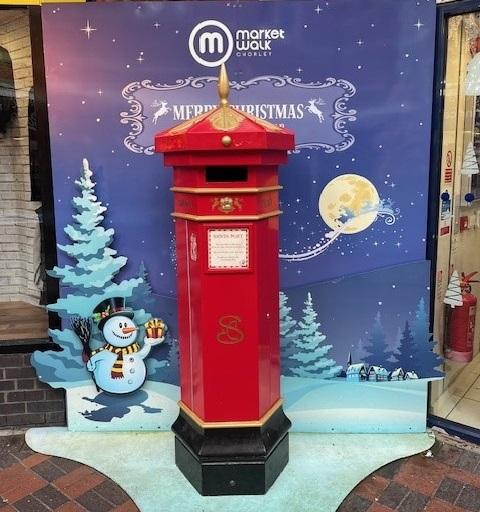 Christmas Post Box in Market Walk