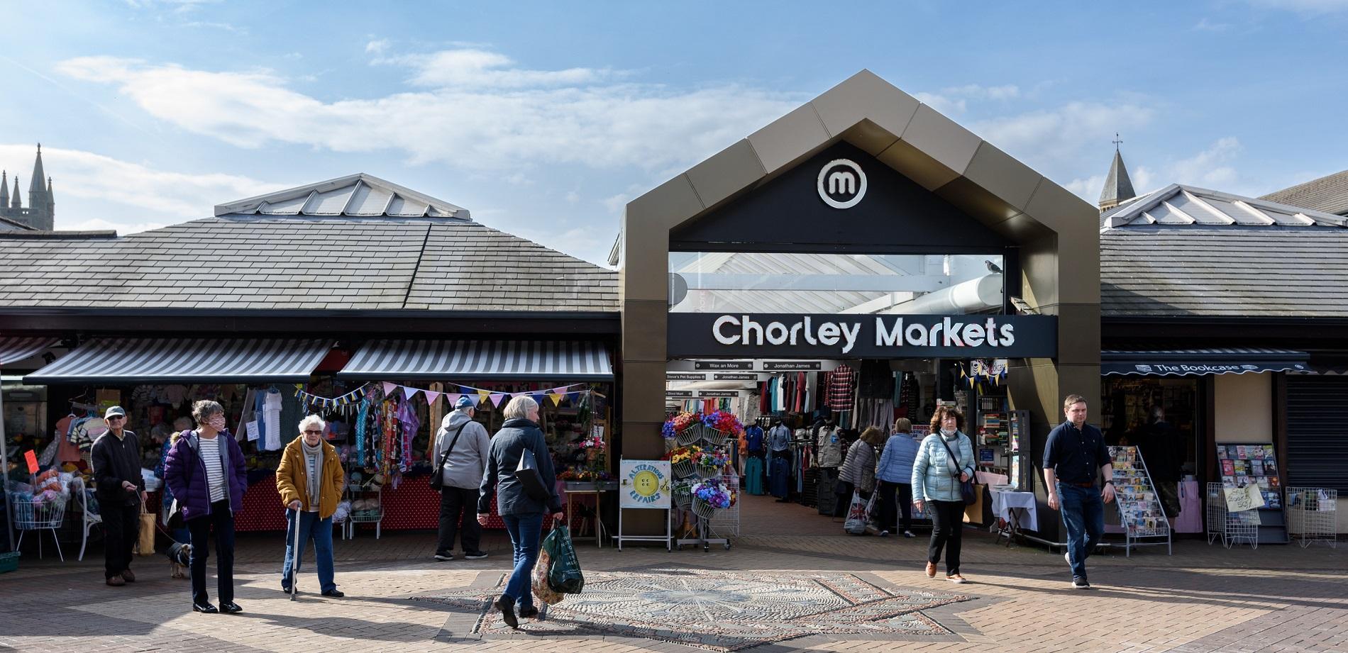 Chorley Markets entrance
