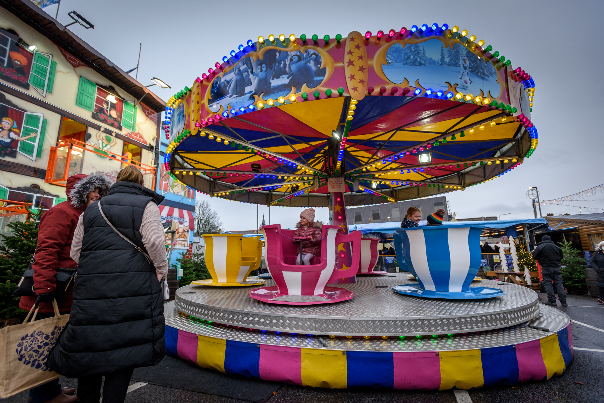 Rides at Winter Wonderland