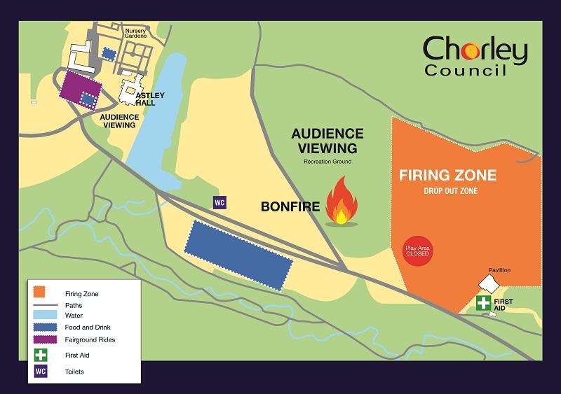 Map of bonfire event 