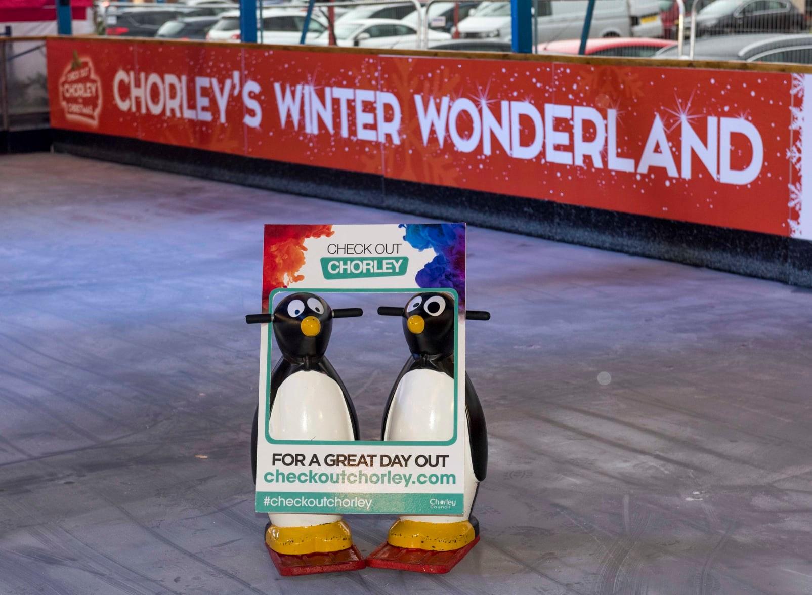 Ice rink at Chorley&#039;s Winter Wonderland