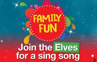 Sing along with Elves in Market Walk